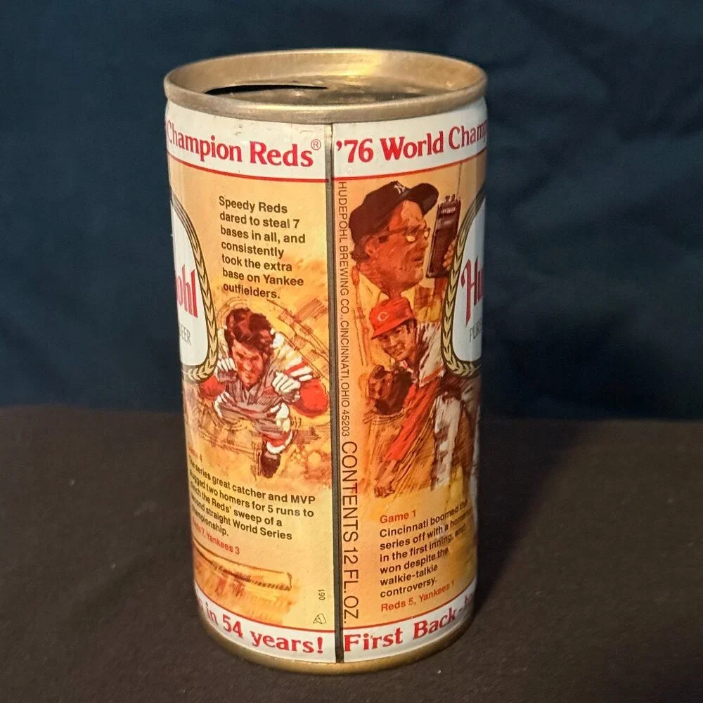 Hudepohl Pure Grain Vintage Beer can